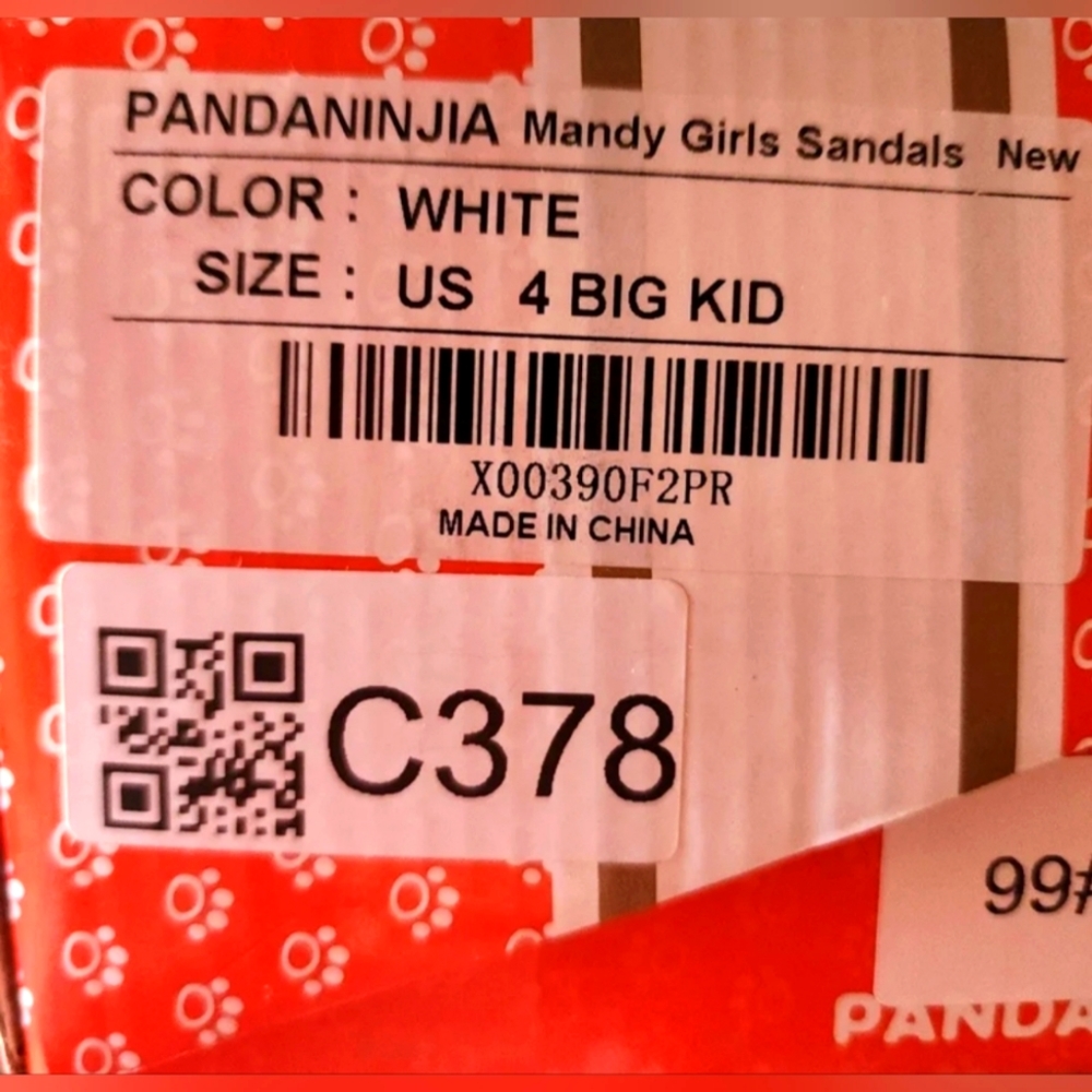 PandaNinjia Mandy Girls Sandals .SOL.D. E.BAY - Picture 6 of 7